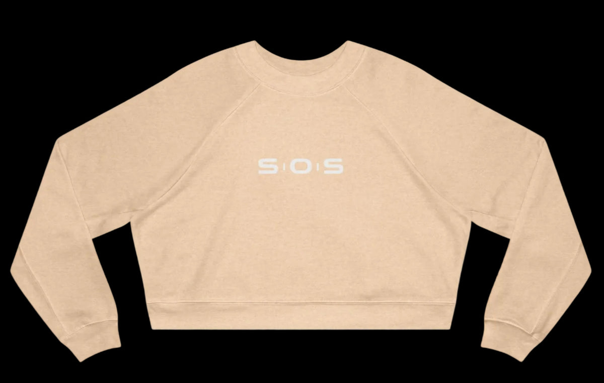 Crop Fleece Sweatshirt