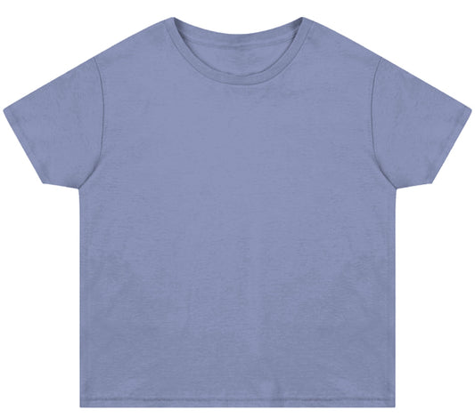 Women's High Waisted Tee - Plain