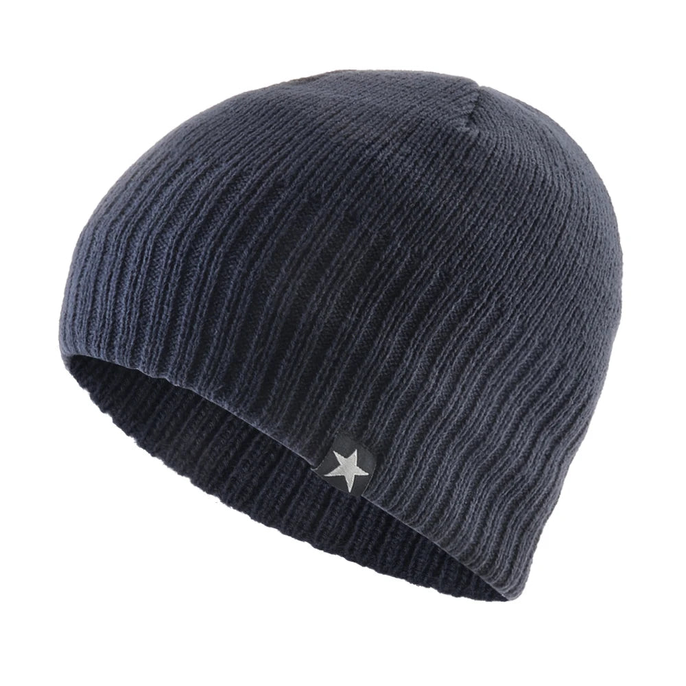 Knitted Double Layer Beanie