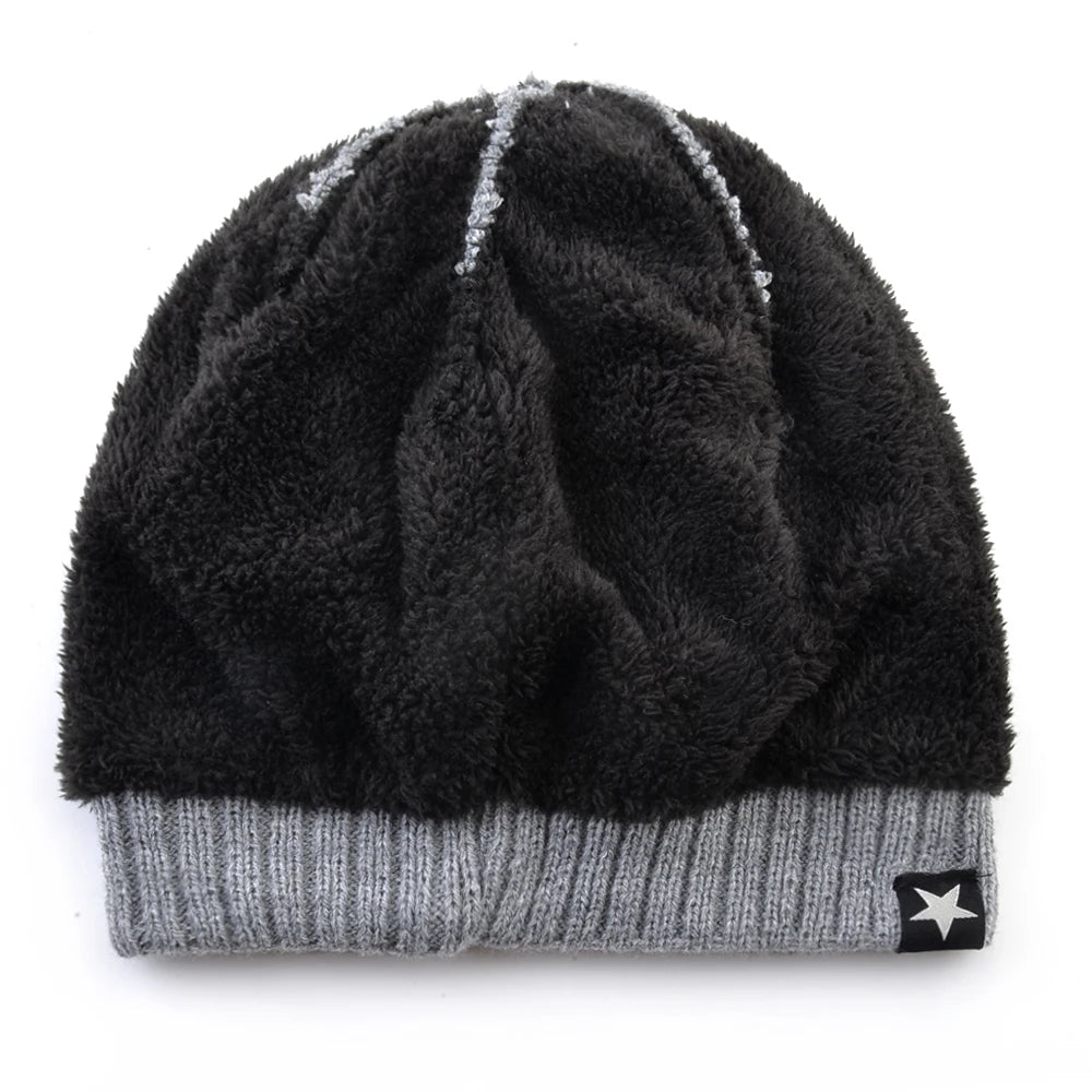 Knitted Double Layer Beanie
