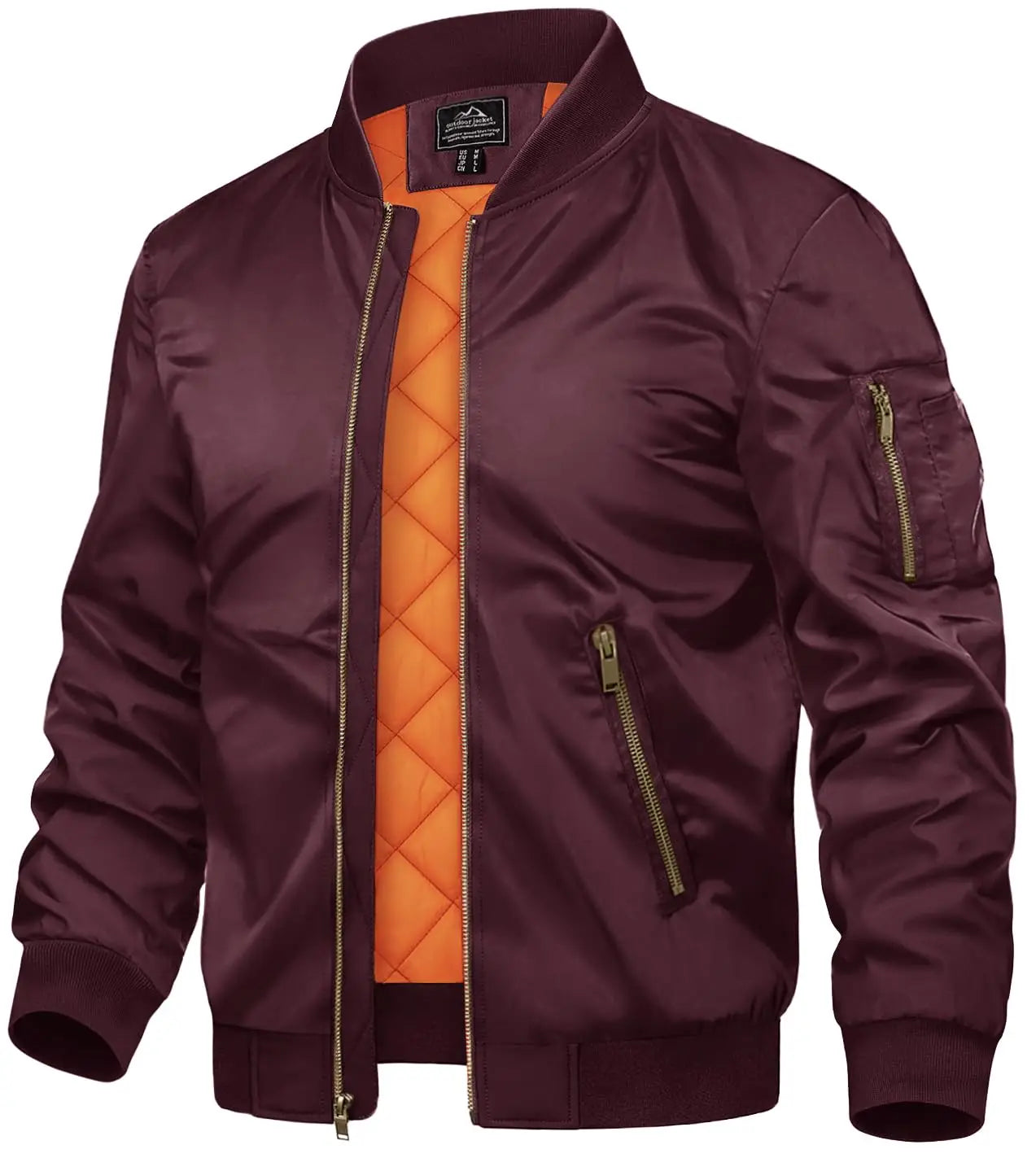 TACVASEN Mens Classic Bomber Jacket
