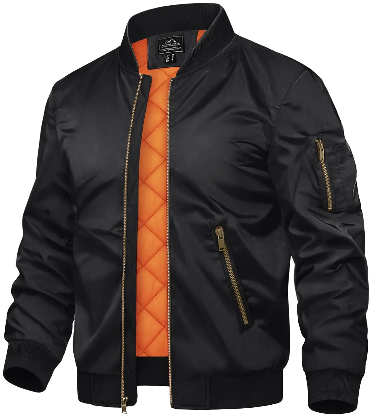 TACVASEN Mens Classic Bomber Jacket