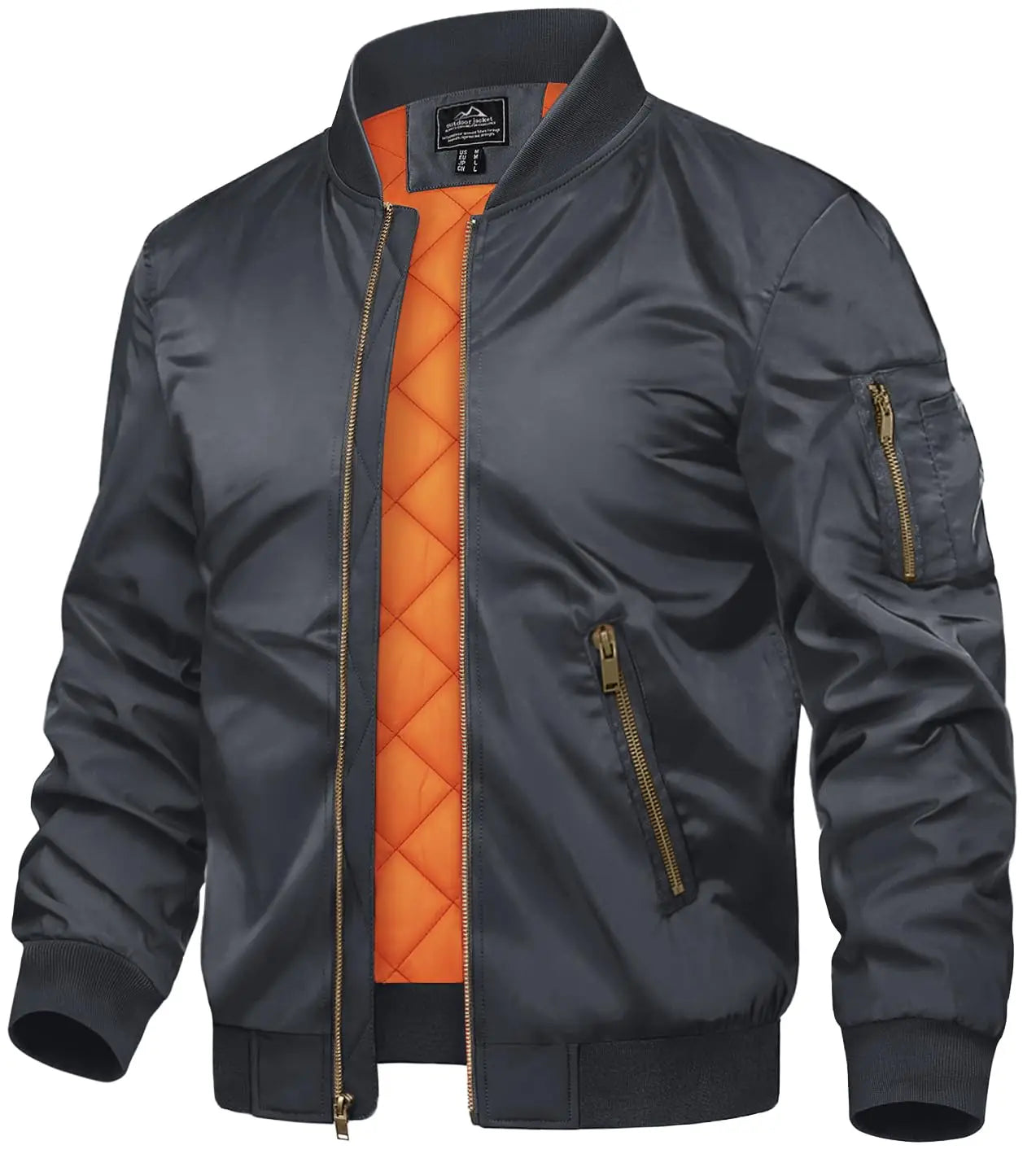 TACVASEN Mens Classic Bomber Jacket