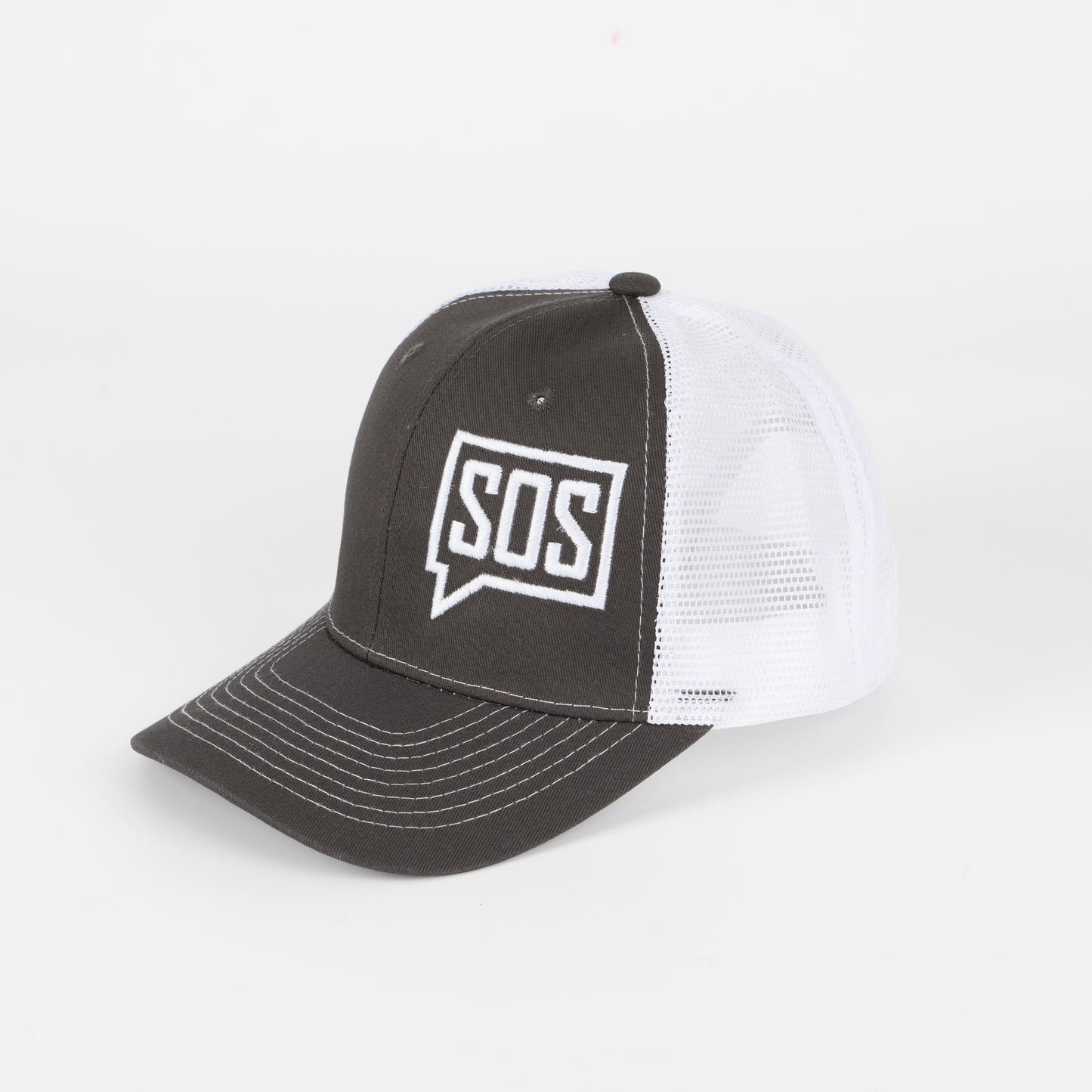Trucker Cap - Dark Grey/White