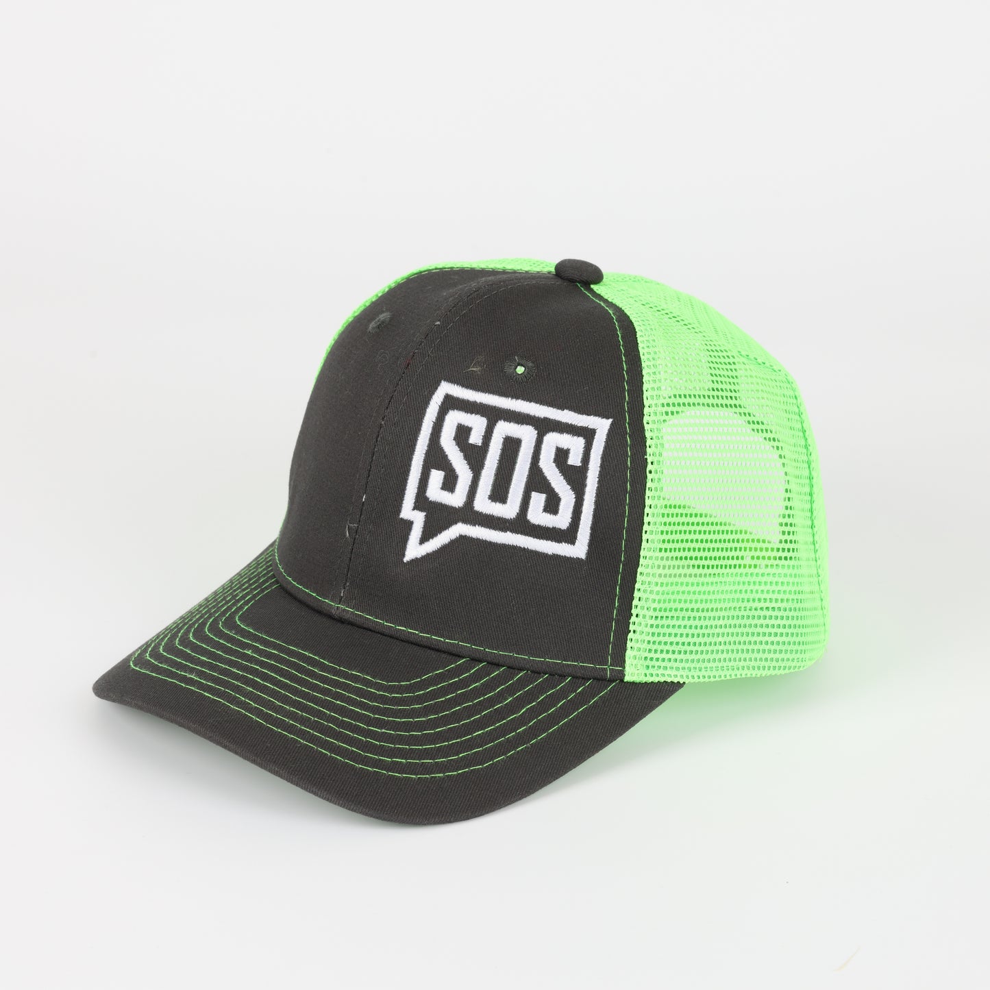Trucker Cap - Dark Grey/green