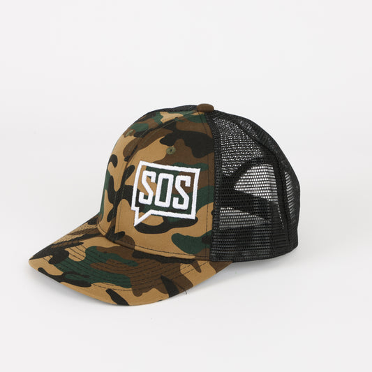 Trucker Cap - Camo/Black