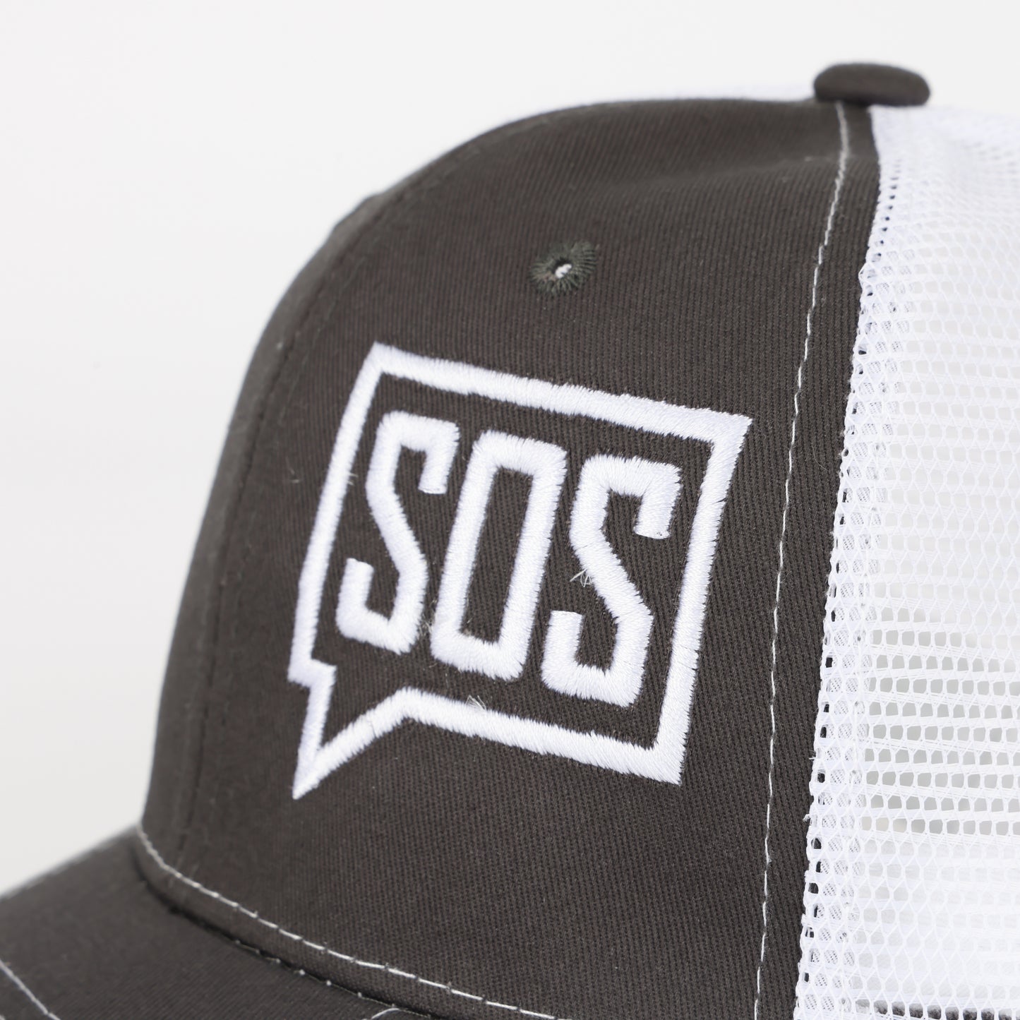 Trucker Cap - Dark Grey/White