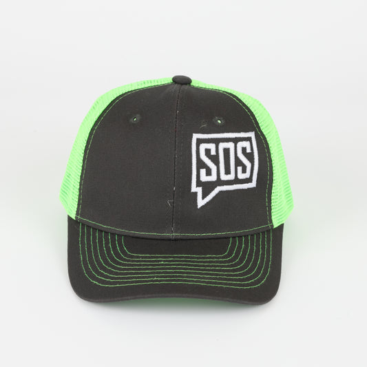 Trucker Cap - Dark Grey/green