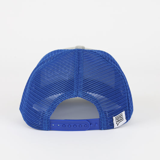 Trucker Cap - Light Grey/Blue