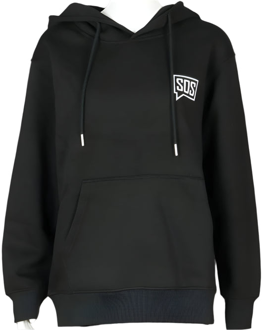 Unisex Mid Weight Black Hoodie