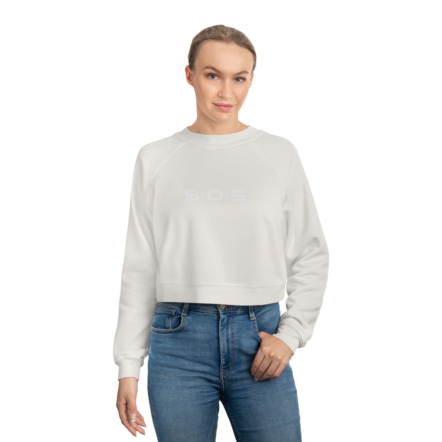 Cropped Fleece Sweatshirt