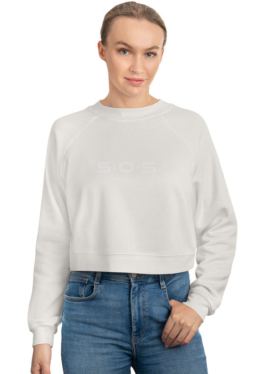 Crop Fleece Sweatshirt