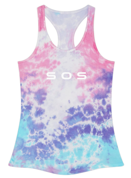 Tie-Dye Racerback Tank Top