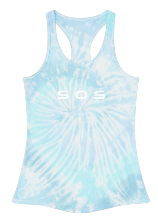 Tie-Dye Racerback Tank Top