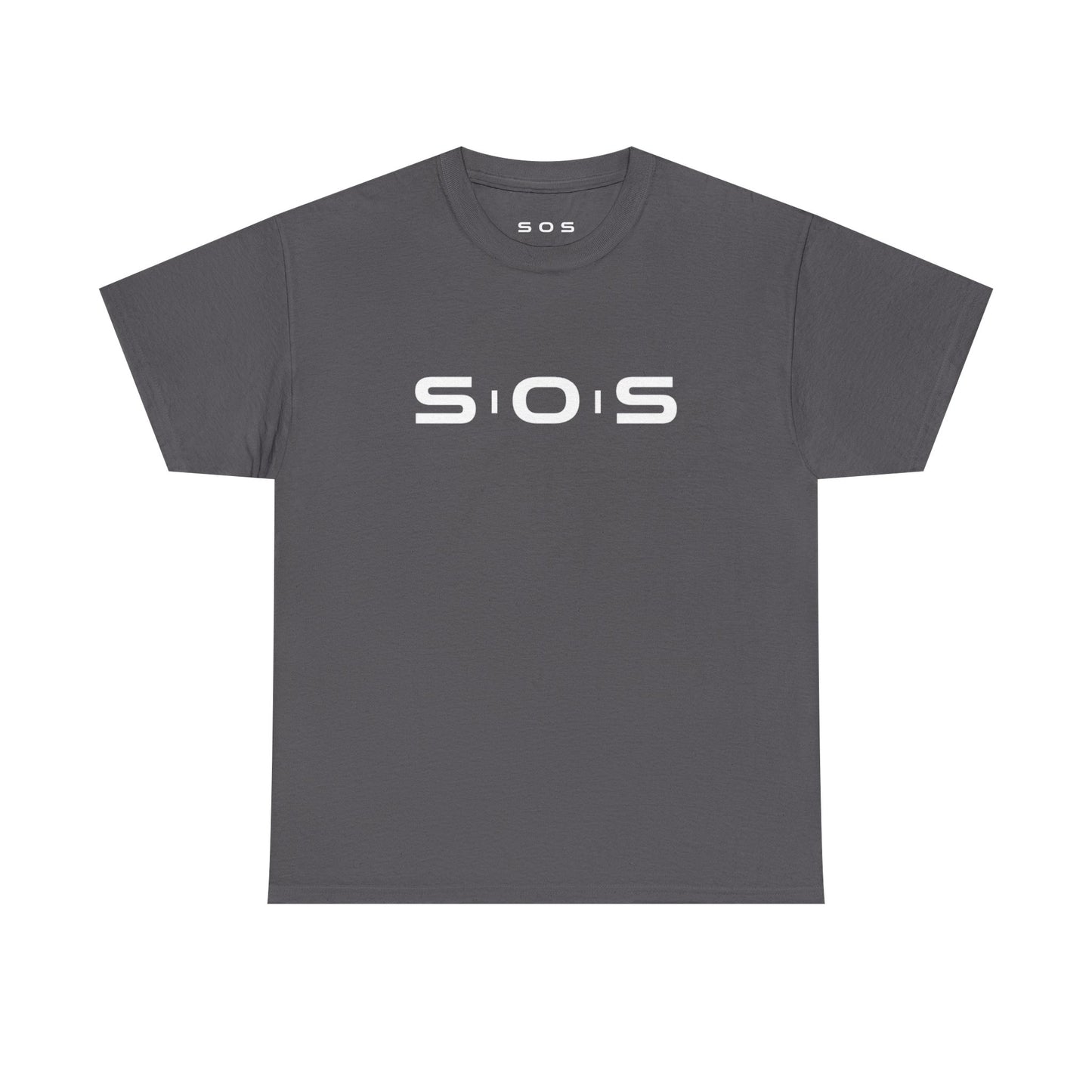 SOS Minimalist Logo T‑Shirt — Black Graphic Tee