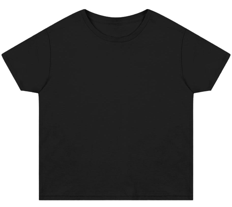 Women's High Waisted Tee - Plain