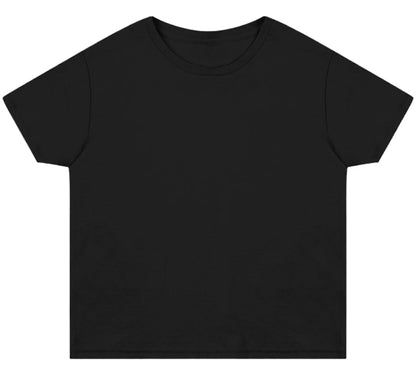 Women's High Waisted Tee - Plain