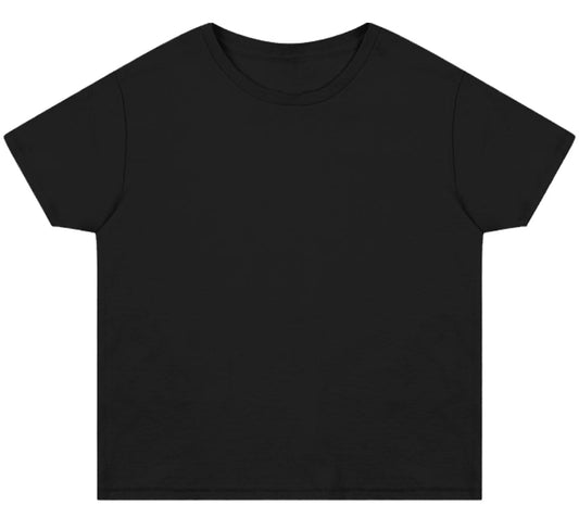 Women's High Waisted Tee - Plain