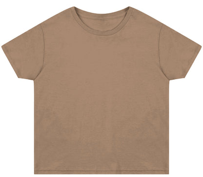 Women's High Waisted Tee - Plain