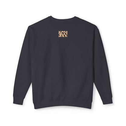 Lightweight Leopard Print Crewneck Sweatshirt