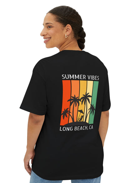 Summer Vibes Unisex Oversized Boxy Tee