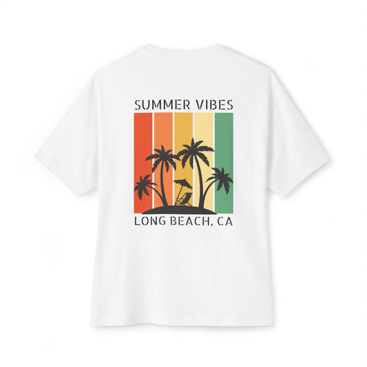 Summer Vibes Unisex Oversized Boxy Tee