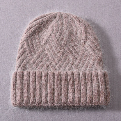 Womens Beanie Cashmere Wool Blend