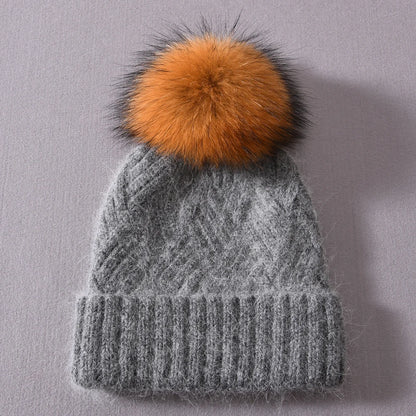 Womens Beanie Cashmere Wool Blend