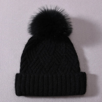 Womens Beanie Cashmere Wool Blend