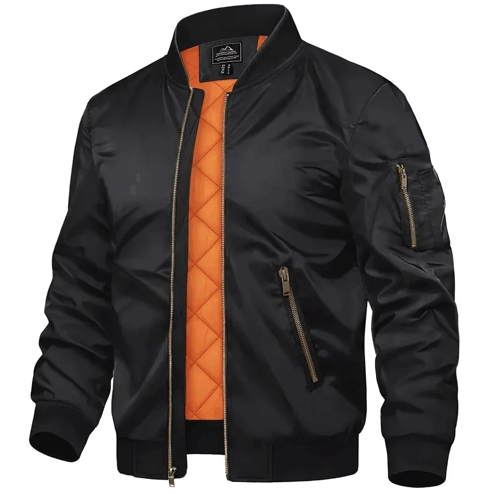 TACVASEN Mens Classic Bomber Jacket