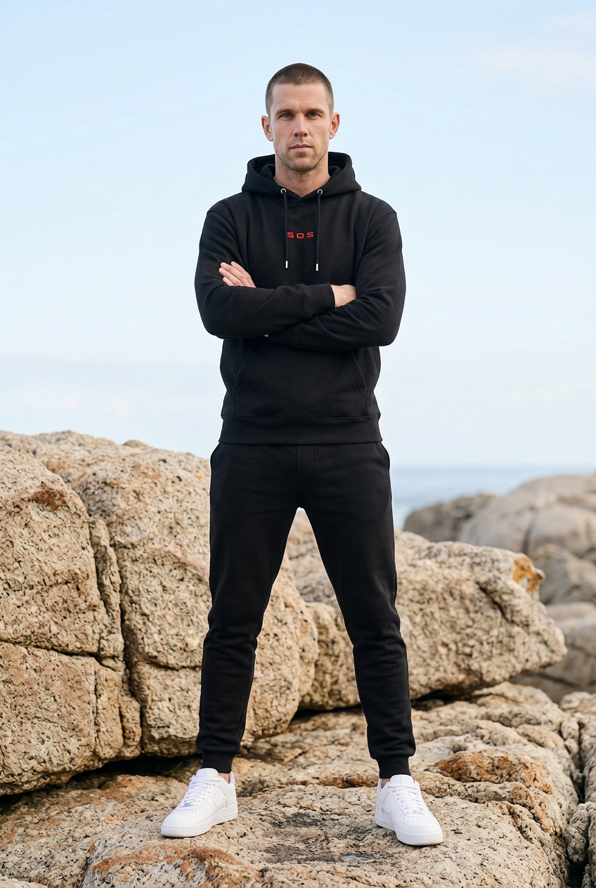 Mens premium mid-weight hoodie