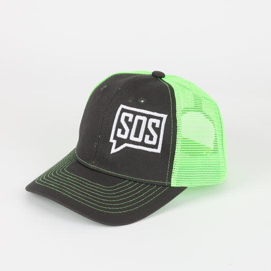 Trucker Cap - Dark Grey/green