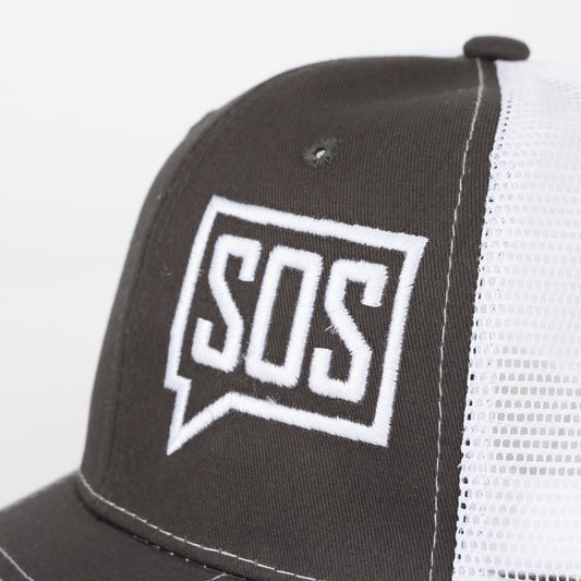 Trucker Cap - Dark Grey/White
