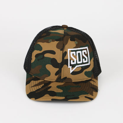 Trucker Cap - Camo/Black