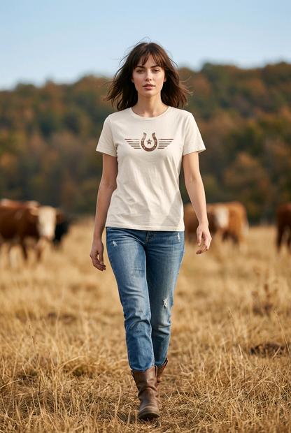 Womens Vintage Western Tee