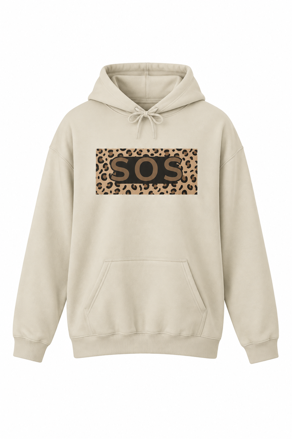 Leopard Boxprint Hoodie